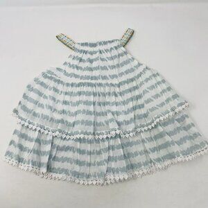 Tommy Bahama Kids Baby Girls 24 Months Sleeveless Tiered Tie Dye Dress 1886